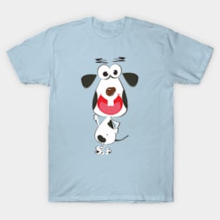 Life is more beautiful with dogs T-Shirt